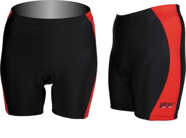 Cyklistické kraťasy SPORT do pasu dámské - červená