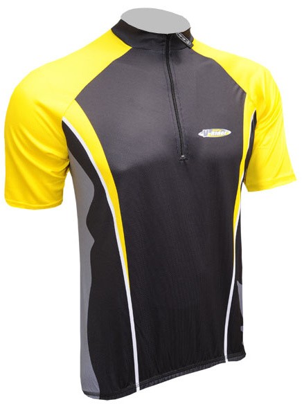 Cyklistický dres ACTIVE - černo/žlutý