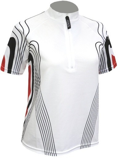 Cyklistický dres CINDY - bílý