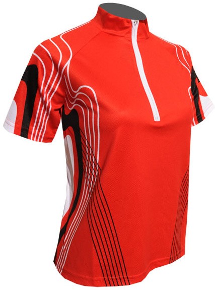 Cyklistický dres CINDY - červený